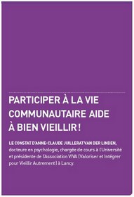 page de la fascicule