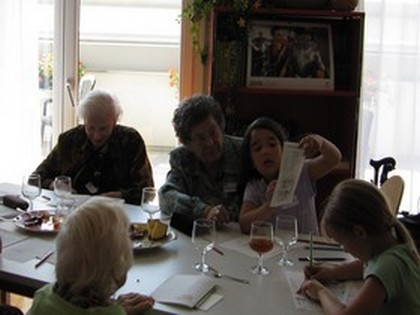 tabl�e de r�sidents et d'enfants