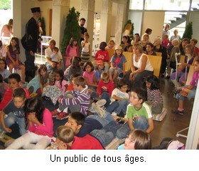 Un public bigarr� et de tous �ges